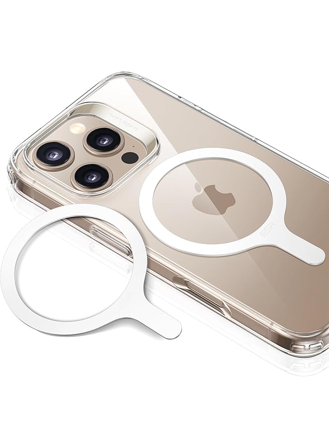 Green Tiger for MagSafe Sticker, MagSafe Ring Magnet, 2 Pack Magnetic Metal Ring for Phone case, Universal Wireless Charger Conversion Kit for iPhone 17/16/16e/15/14,/Galaxy S25/Google Pixel 10, White - Image 1