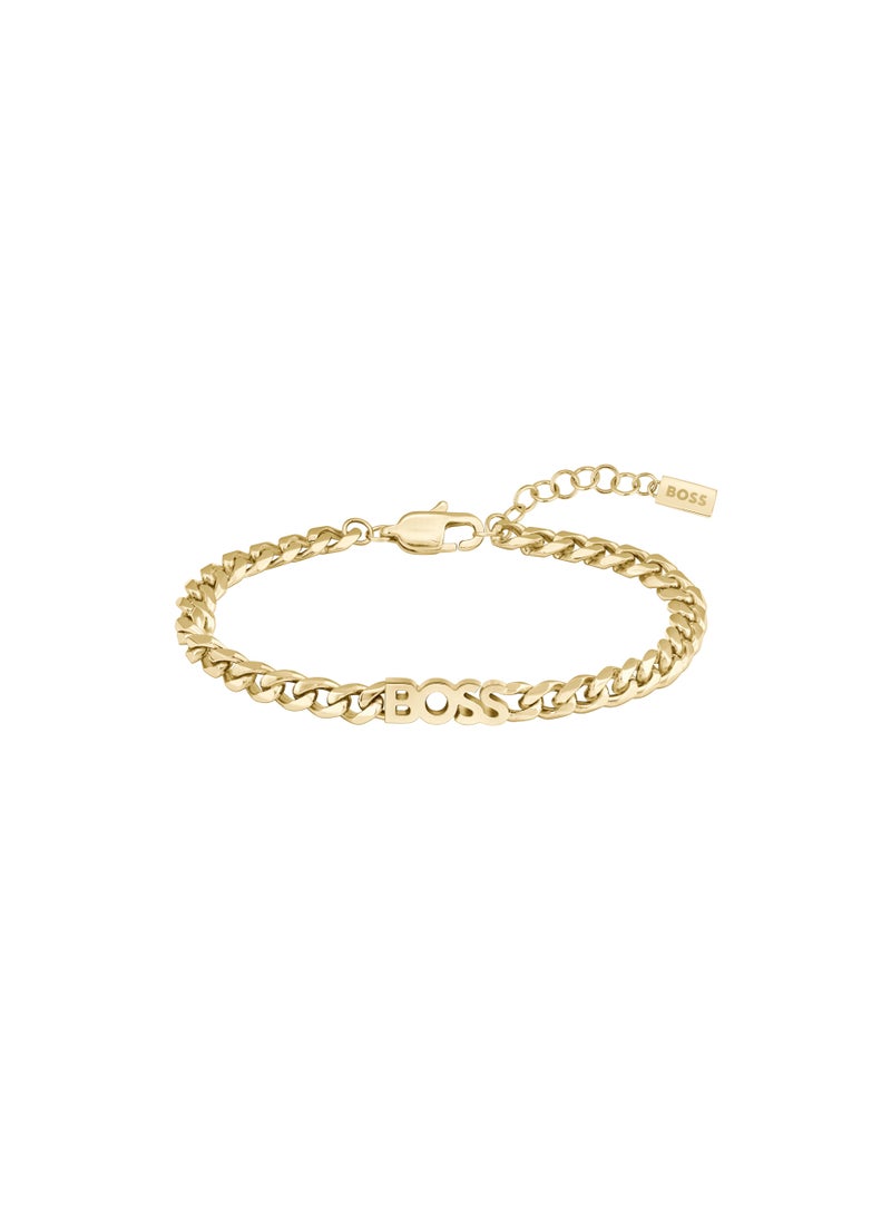 HUGO BOSS - Hugo Boss Women's Gold Pendant Bracelet - 1580593 - Image 1