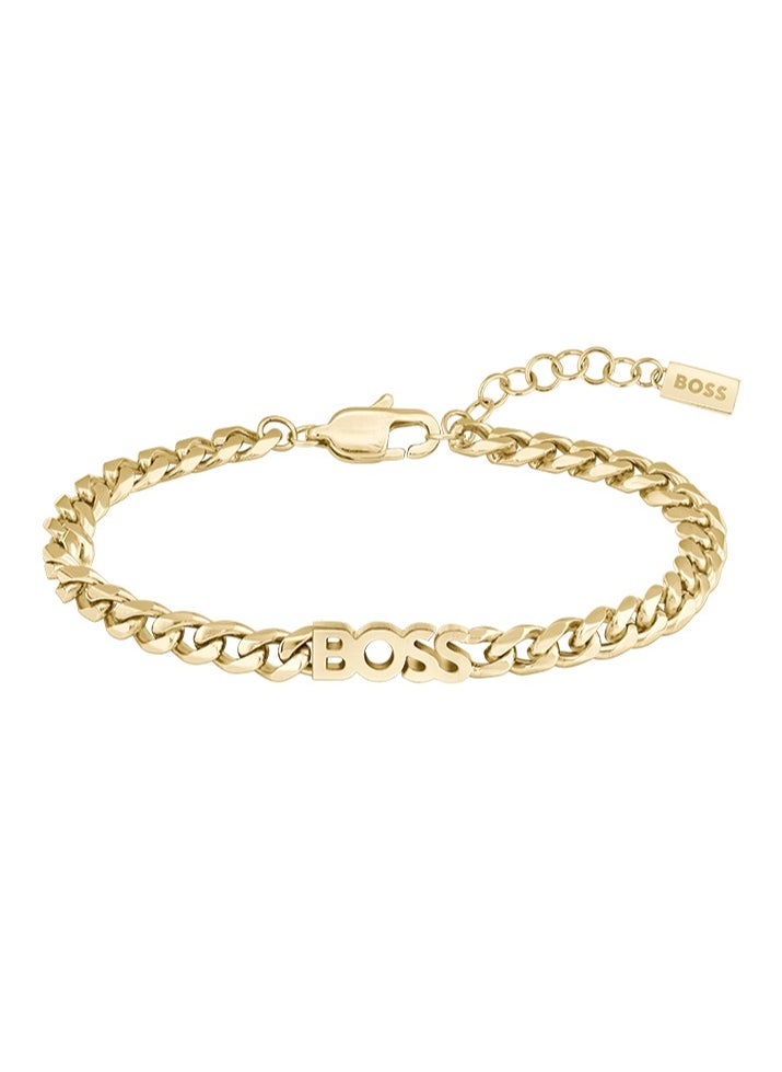 HUGO BOSS - Hugo Boss Women's Gold Pendant Bracelet - 1580593 - Image 1