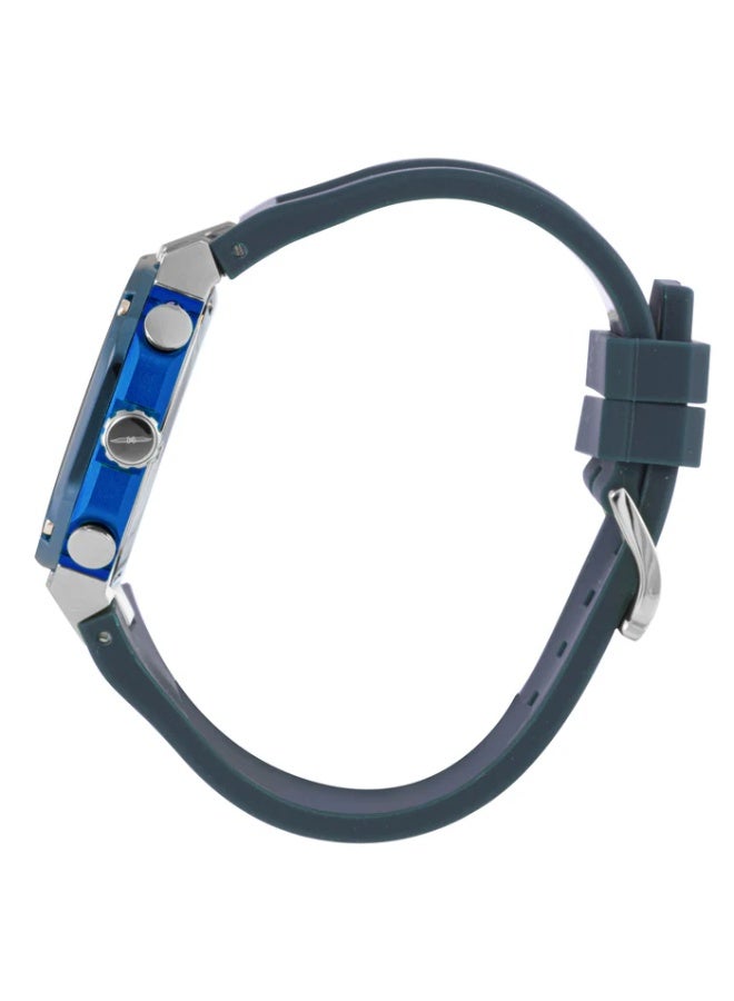 BLADE Wings Navy 3668G5ZBB SS & Silicone Strap Multifunction Men's Watch - Image 4