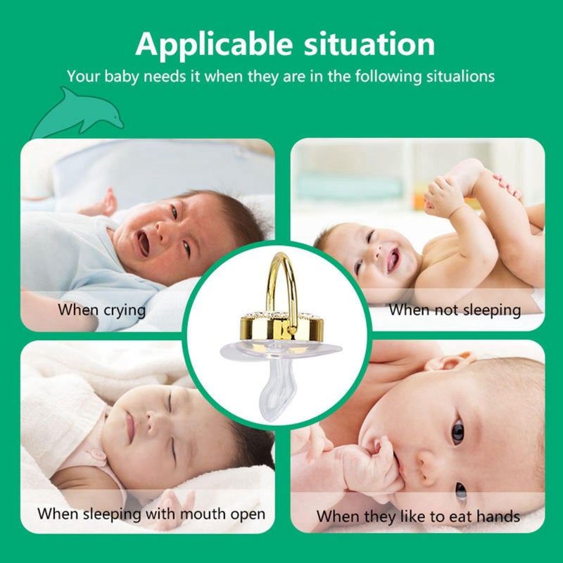 Focket Pacifier Clips Baby Girl, 26 Letter Rhinestone Baby Pacifier with Name Initial Letter, Curved Bling Pacifier for Girl, Newborn Baby Girl Pacifiers Clips, Baby Shower Birthday Gifts (Z) - Image 5