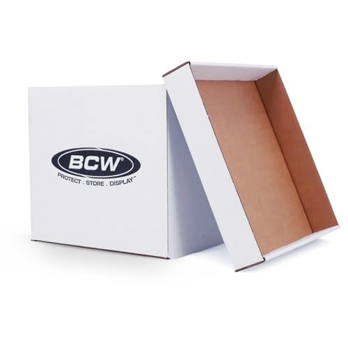 BCW Vinyl Record Storage Boxes 3 Pack Holds 65 LPs Each Stackable Vinyl Record Storage Box with Reinforced Bottom Handles Archival Record Organizer for 12Inch Albums DJs Collectors - Image 1