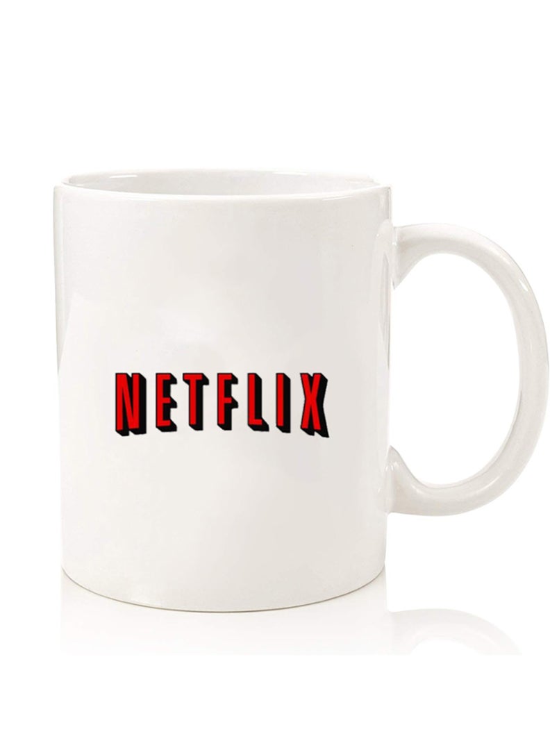 Theodor Premium Quality Two Sided Printed Coffee Mug Tea Cup For Home Office, Kids Men Women Netflix - Image 1