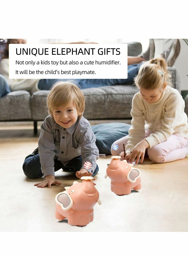 Spray Baby Elephant Electric Toy, Children'S Cartoon Shape Universal Sound And Light , Levitate Ball, Blow Ball - Image 3