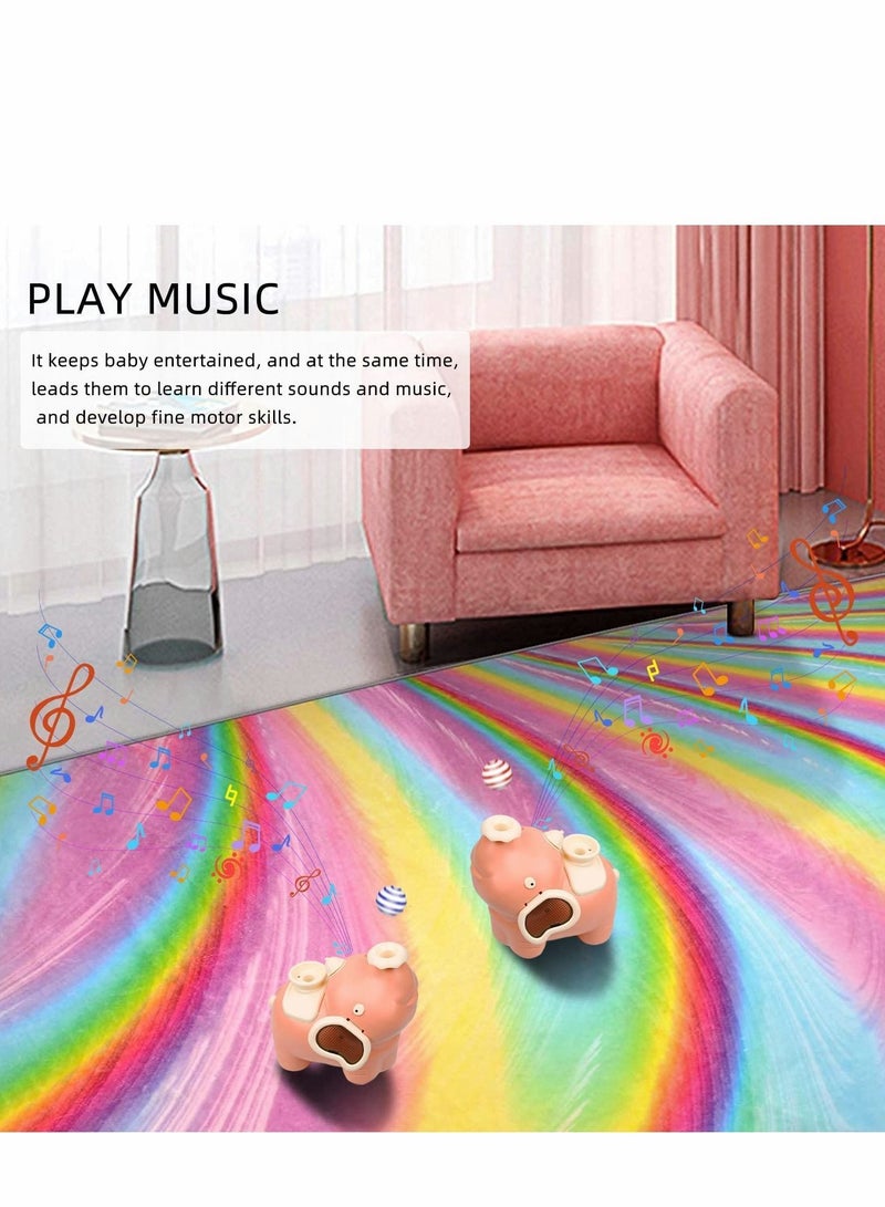 Spray Baby Elephant Electric Toy, Children'S Cartoon Shape Universal Sound And Light , Levitate Ball, Blow Ball - Image 5