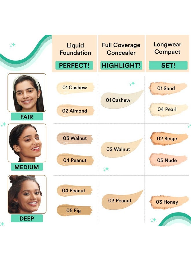 SUGAR POP SUGAR POP Liquid Foundation - 05 Fig - 30 ml | Water Resistant | Lasts Upto 10 Hrs | Super Matte | Full Coverage - Image 5