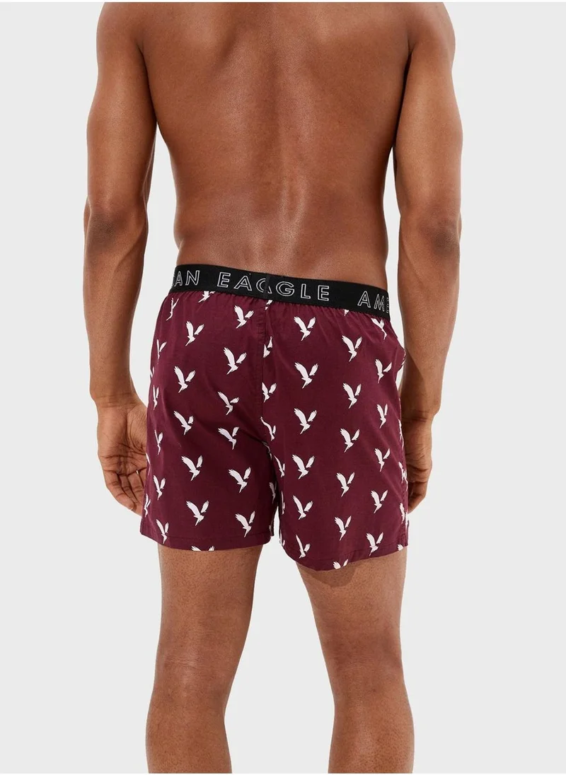 امريكان ايجل Logo Band Shorts