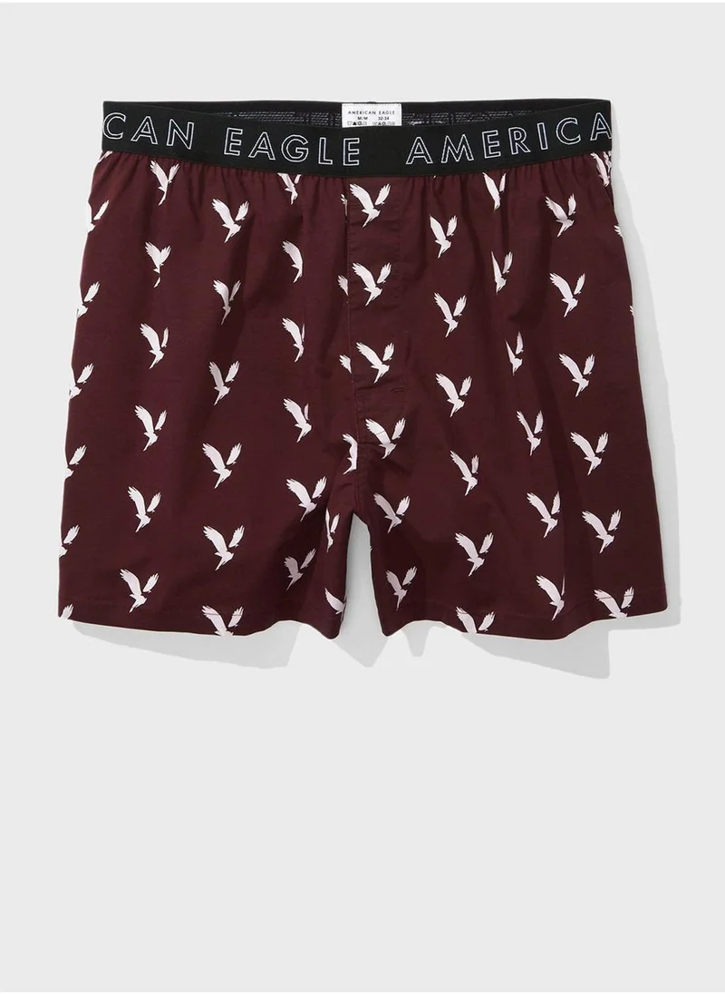 امريكان ايجل Logo Band Shorts