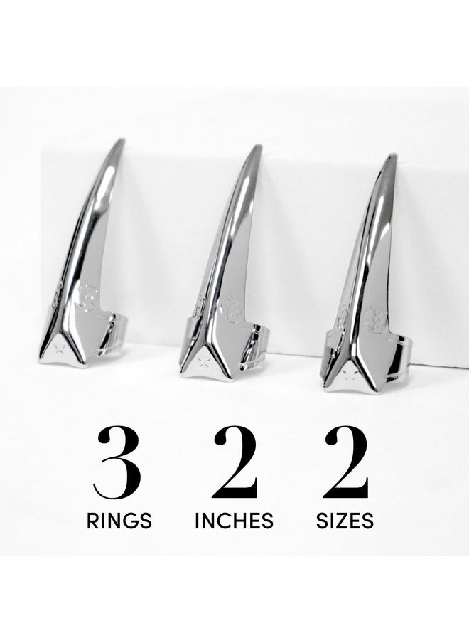 The Hair Shop - Pinky Hair Parting Tool Adjustable Hair Sectioning Ring For Braiding Weaving Balayage Highlights And Quick Installation Of 100% Remy Human Hair Extensions (3 Pack) (Regular) - Image 1