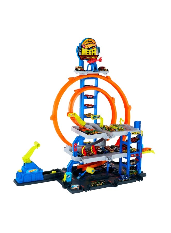 Hot Wheels City Mega Loop Garage Playset (1:64) - Image 2