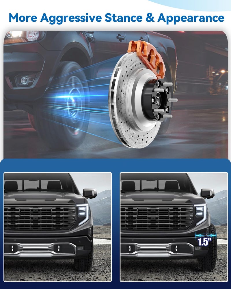 EZISOE 5x4.5 to 5x5.5 Wheel Adapters Change Bolt Pattern, 1.5 Inch Conversion 5x114.3 to 5x139.7 Wheel Adapters Spacers 73mm hub core with 1/2 Studs for Wrangler Cherokee Libetry Explorer Ranger Edge - Image 4