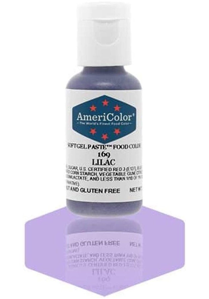 AmeriColor لون الطعام جل ناعم أماريلور ليلك - زجاجة 0.75 أونصة - Image 1