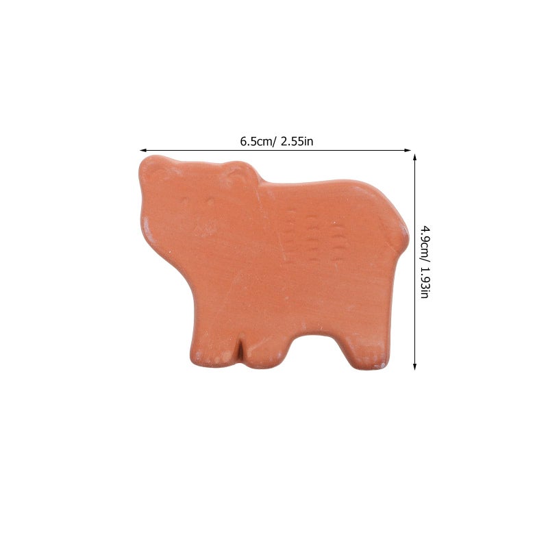 Terracotta Bread Warming Stone Set Of 2 Tortilla Warmer For Food Serving - Image 3