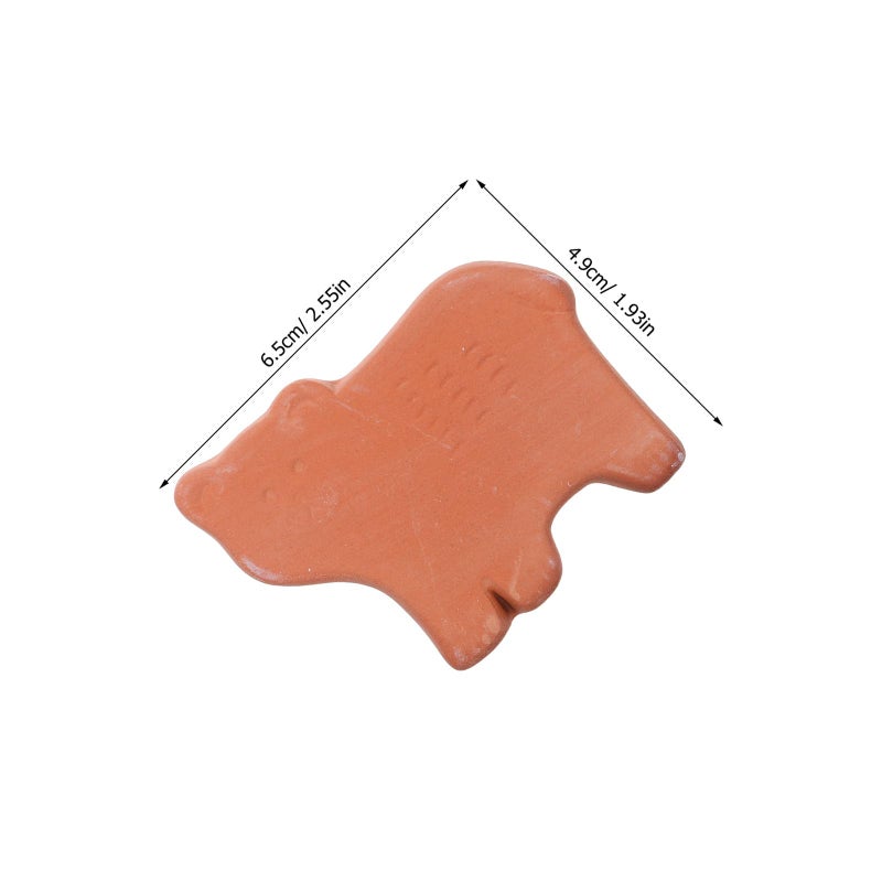 Terracotta Bread Warming Stone Set Of 2 Tortilla Warmer For Food Serving - Image 5