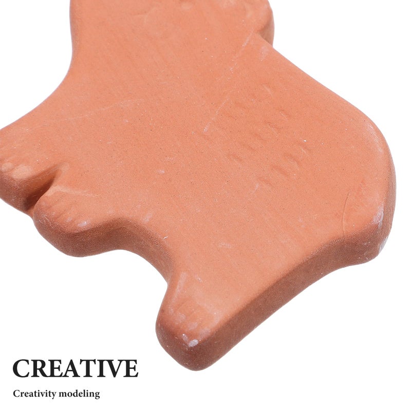 Terracotta Bread Warming Stone Set Of 2 Tortilla Warmer For Food Serving - Image 4
