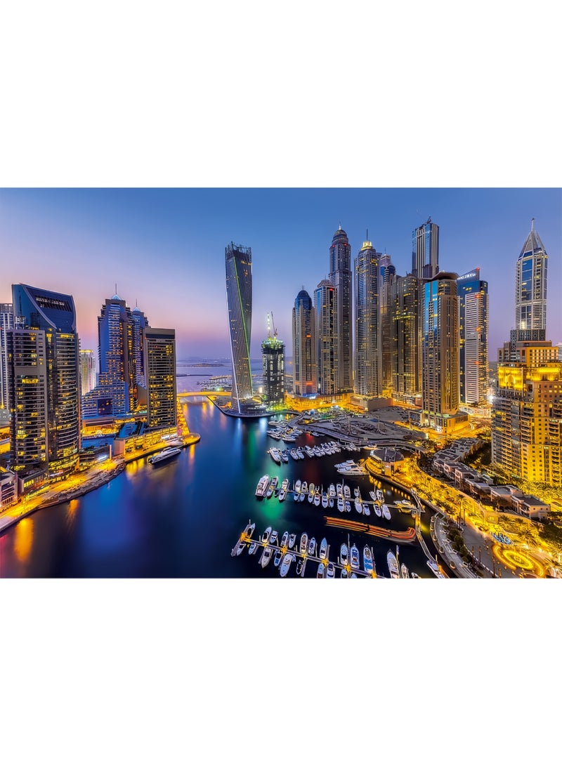 1000 puzzle pieces | Dubai Marina themed puzzle pieces | Puzzle and puzzle casual toys, suitable for adults and children - Image 1