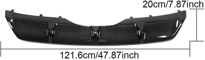 QASULER Carbon Fiber Rear Bumper Diffuser Lip for BMW X6 F16 - Image 2