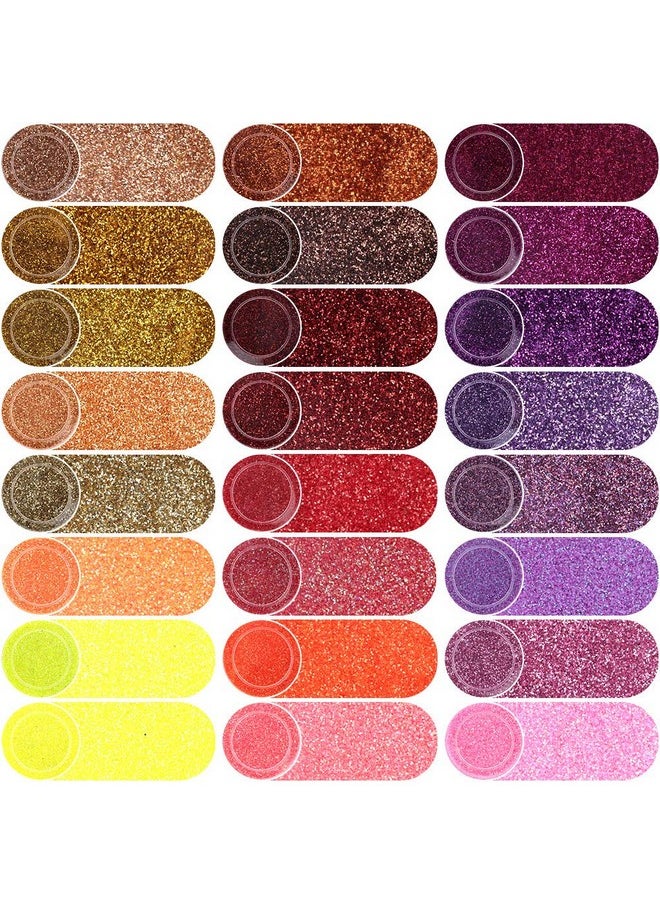 FANDAMEI FANDAMEI 48 Colors Nail Glitter Set, 48 Boxes 5g Nail Art Glitter, Fine Glitter Powder for Eyeshadow, Cosmetic, Arts, Crafts, Decoration. Body Glitter, Face Glitter for Festival, Makeup, Halloween  - Image 4