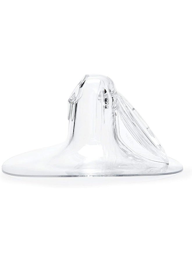 Elvie Pump Breast Shield - 21mm | 2 Pack Nipple Shield Flange for Pumping Breast Milk | Breast Feeding Essentials for Electric Breast Pumps | BPA Free Breast Shells | Breast Pump Bra Compatible - Image 3