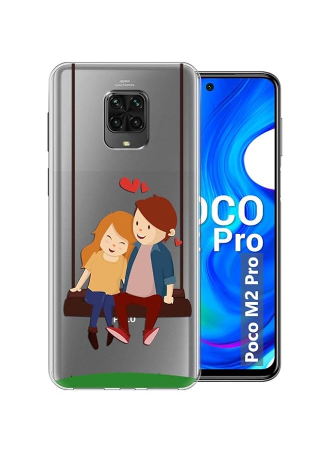 Generic - Back Cover for Poco M2 Pro/Redmi Note 9 Pro/Note 9 Pro Max Designer | Printed|Transparent |Flexible| Silicon Back Case for Poco M2 Pro/Redmi Note 9 Pro/Note 9 Pro Max -V111 - Image 1