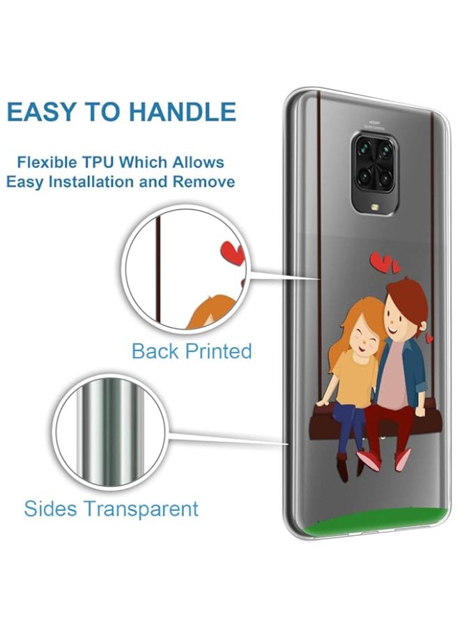 Generic - Back Cover for Poco M2 Pro/Redmi Note 9 Pro/Note 9 Pro Max Designer | Printed|Transparent |Flexible| Silicon Back Case for Poco M2 Pro/Redmi Note 9 Pro/Note 9 Pro Max -V111 - Image 1