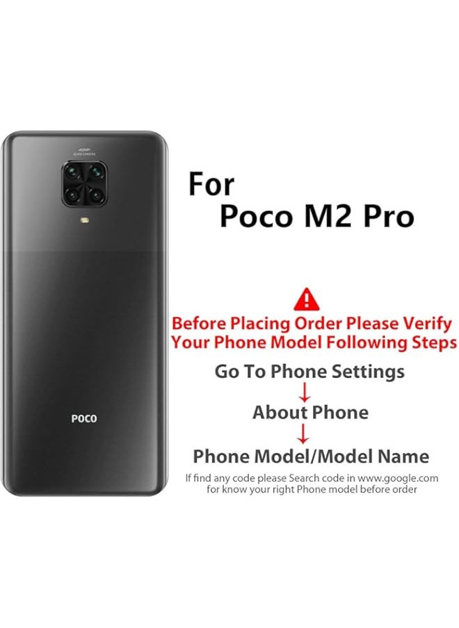 Generic - Back Cover for Poco M2 Pro/Redmi Note 9 Pro/Note 9 Pro Max Designer | Printed|Transparent |Flexible| Silicon Back Case for Poco M2 Pro/Redmi Note 9 Pro/Note 9 Pro Max -V111 - Image 1