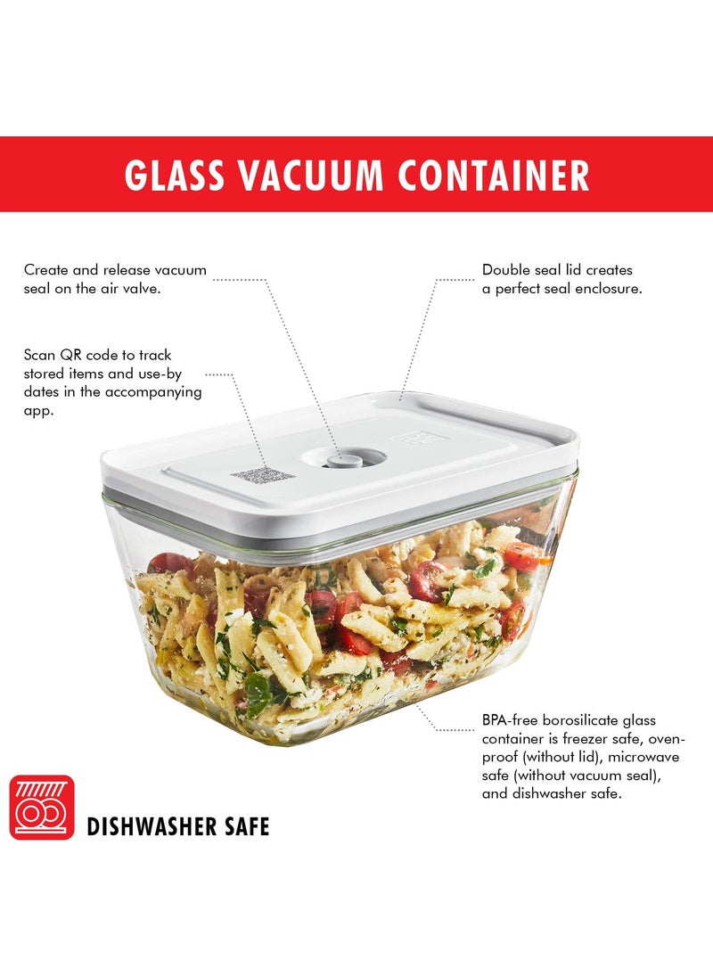 Zwilling ZWILLING Fresh  Save Vacuum Sealer Machine Starter Set with Airtight Food Storage Container Glass Sous Vide Bags Meal Prep  - Image 3