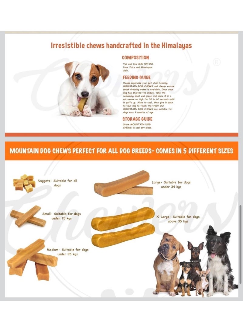 Dog Chewers Mountain Dog Chew, Natural Himalayan Yak Milk Long Lasting Protein Rich Dog Treat, Labrador Reteriver & Large Breed Dogs, 150 GMS - Image 5