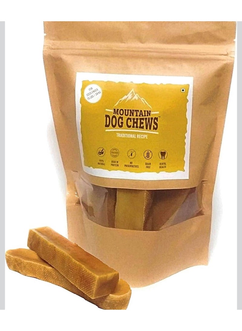 Dog Chewers Mountain Dog Chew, Natural Himalayan Yak Milk Long Lasting Protein Rich Dog Treat, Labrador Reteriver & Large Breed Dogs, 150 GMS - Image 2