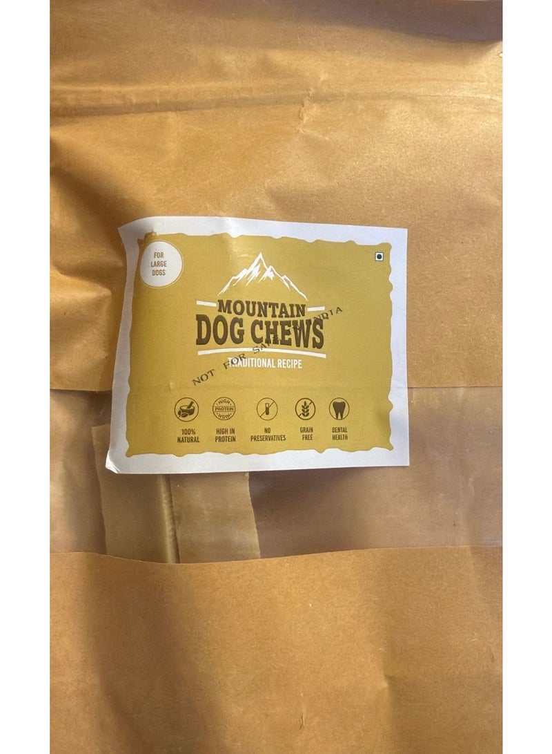 Dog Chewers Mountain Dog Chew, Natural Himalayan Yak Milk Long Lasting Protein Rich Dog Treat, Labrador Reteriver & Large Breed Dogs, 150 GMS - Image 1