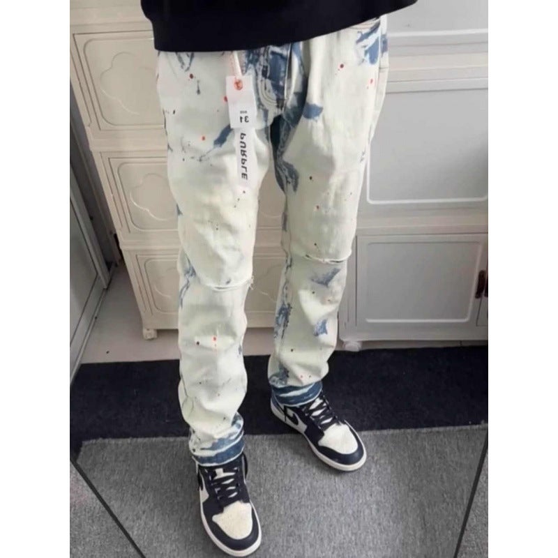 Unisex Classic Denim Jeans Loose Fit Daily Outdoor Wear - Image 2