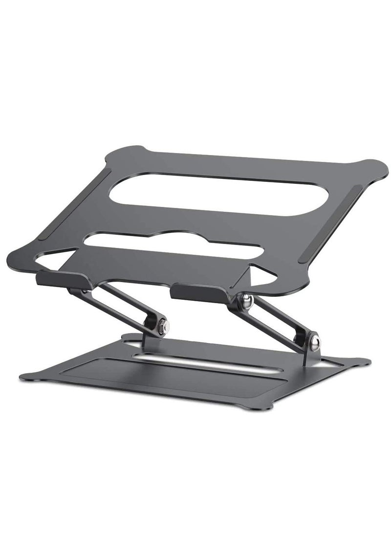 Excefore - Adjustable Laptop Stand, Portable Laptop Computer Stand Rriser & Multi-Angle Stand with Heat-Vent to Elevate Laptop Holder Fit - Image 1