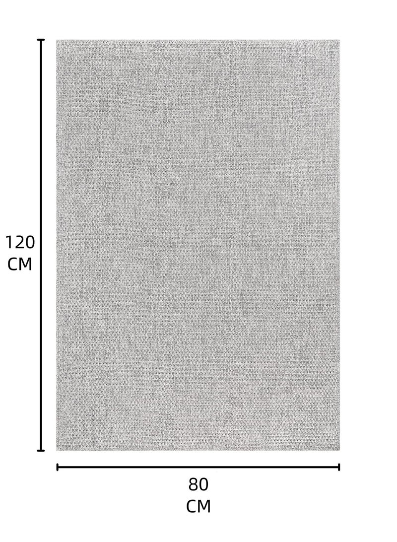 KYD Easy Jute Rug Indoor Outdoor Farmhouse Area Rugs for LivingRoom Patio and Kitchen Rug, Solid BohoWoven Design, Easy-Cleaning, WashableOutside Carpet Alfombras (120x80cm) - Image 2