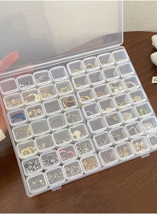 56 grid plastic transparent box, detachable storage and storage box, reusable jewelry bead storage box, fishing gear box container, suitable for bead DIY craft fishing small items - pzsku/Z774A9003C0E01B1BBCFDZ/45/_/1726308045/7f784493-dcef-40a0-aebc-4d2f398e58e7
