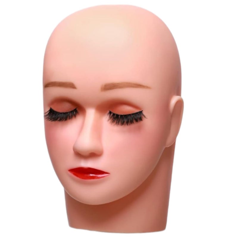 LA VENUST LAVENUST Professional Mannequin Head for Makeup Artists Cosmetology Training Head with Realistic Features - Image 1