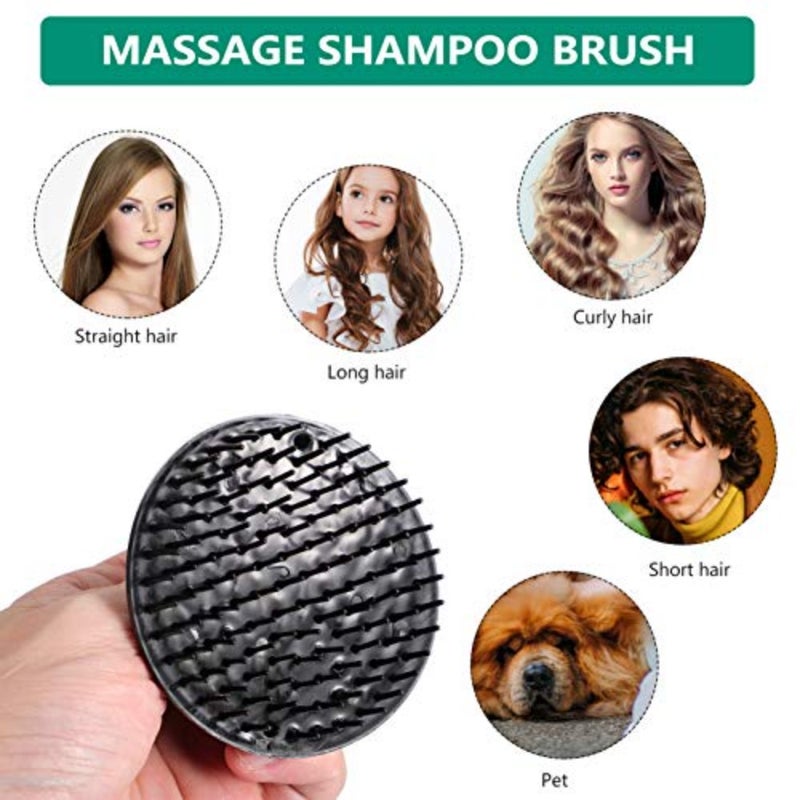 6 Pack Hair Scalp Massager Hair Scrubber Head Massager Cleaning Brush for Wet and Hair - Image 5