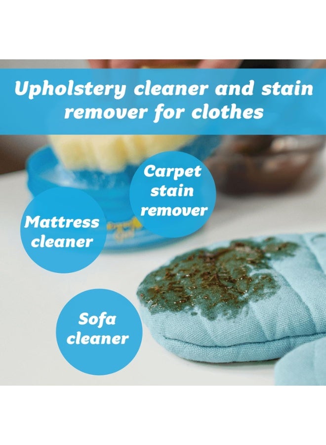 Scrub Daddy PowErase Gel Multi-Fabric Stain Remover + Scrub Mommy Sponge Set, Universal Household Cleaner, Deep Cleaning Sponge for Kitchen, Bathroom & Upholstery, Non-Scratch Cleaning Tool - Image 4
