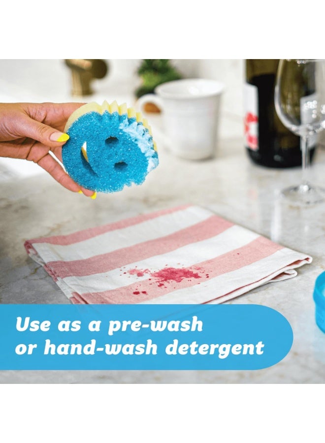 Scrub Daddy PowErase Gel Multi-Fabric Stain Remover + Scrub Mommy Sponge Set, Universal Household Cleaner, Deep Cleaning Sponge for Kitchen, Bathroom & Upholstery, Non-Scratch Cleaning Tool - Image 5