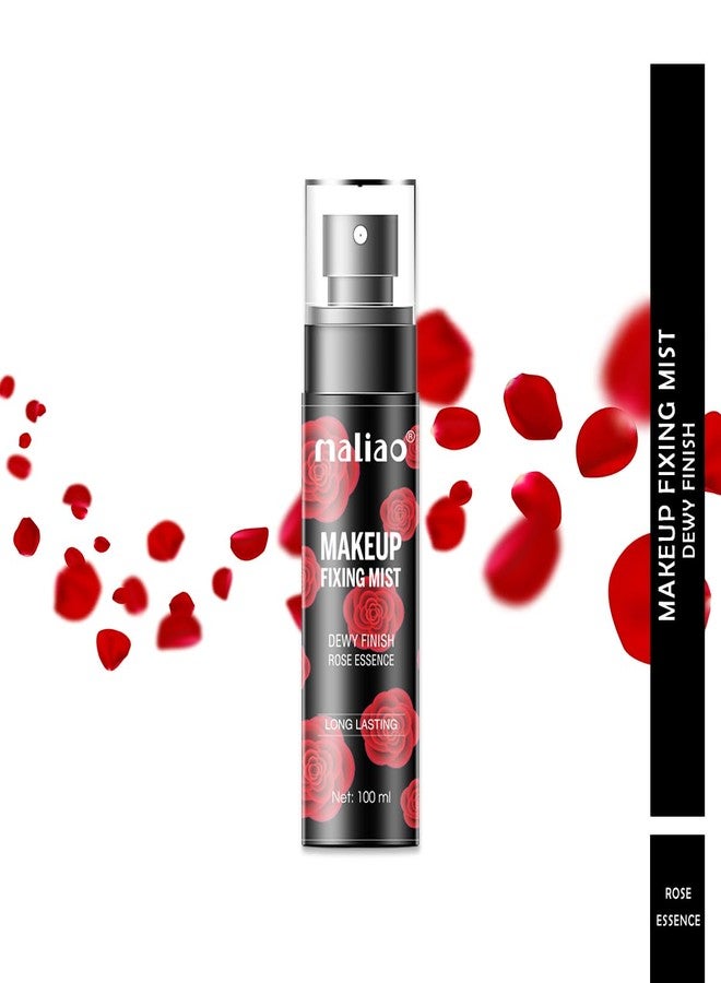 Maliao Dewy Finish Rose Essence | Long-Lasting Hydration | Skin Revitalizing & Brightening | Lightweight & Non-Greasy | Smooth & Radiant Skin | Ideal for All Skin Types, 100ml - Image 3