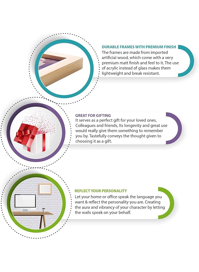 erorex Real Madrid Black White Wall Art With Pan Wood Framed Ready To Hang For Home Bed Room Office Living Room Home Decor Hand Made Wooden Color 23 X 33Cm By - Image 5