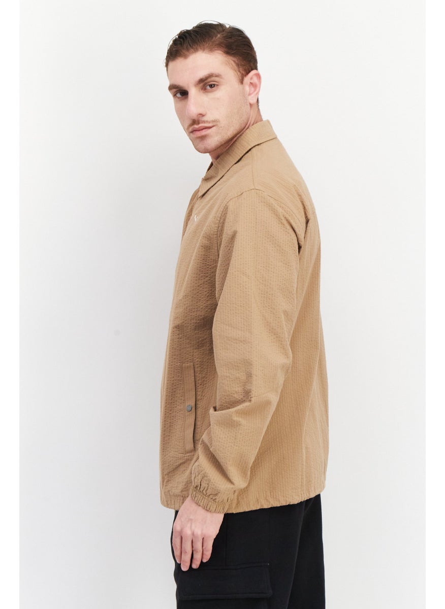 Puma x Select Men Sportswear Fit Long Sleeve Outdoor Jacket, Light Brown  - Image 2