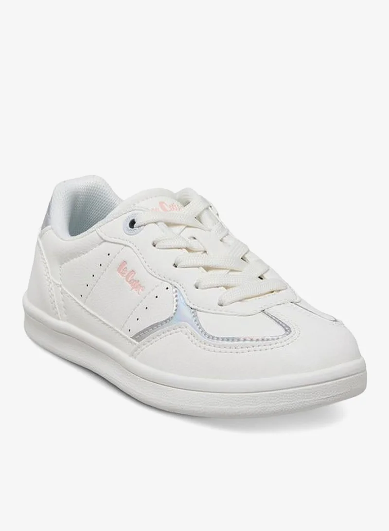 لي كوبر Girls Lace-Up Ankle School Sneakers