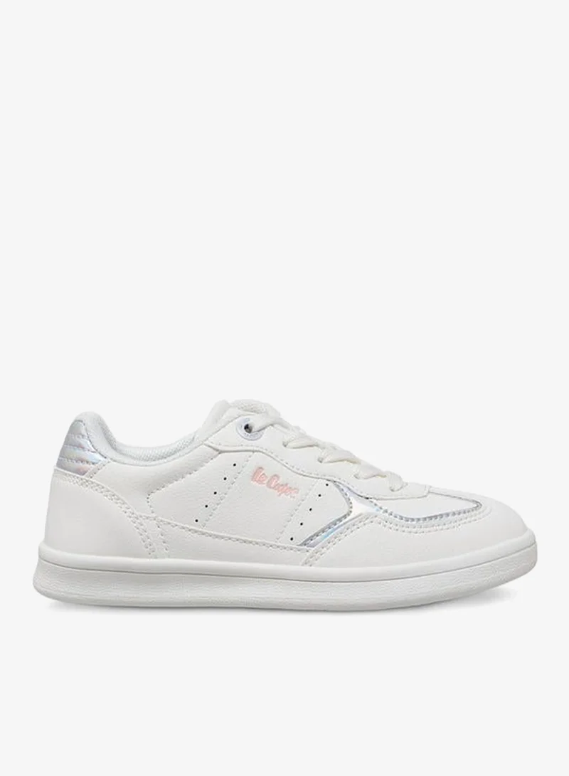 لي كوبر Girls Lace-Up Ankle School Sneakers