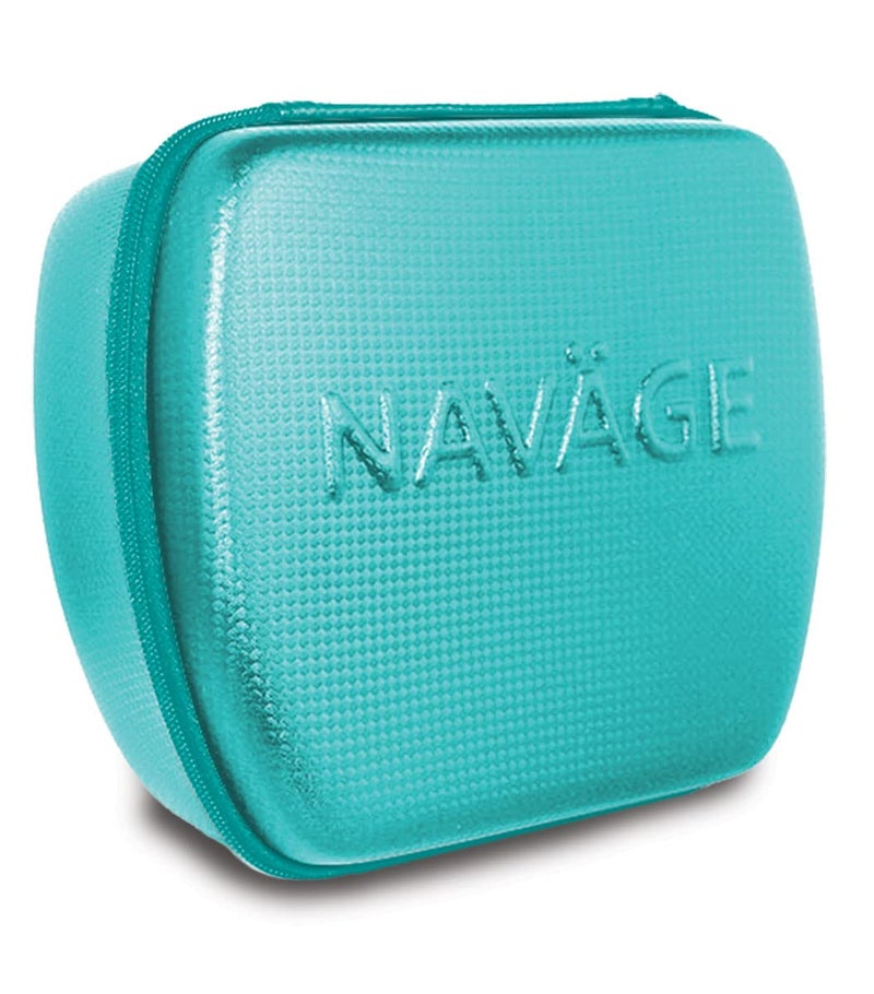 Navage Teal Travel Case - Safety Case for Navage Nasal Irrigation System - Anti-Scratch Protector - Travel Storage Case & Nose Cleaner Organizer for Navage Nose Cleaner and 12 SaltPods (Teal) - Image 1