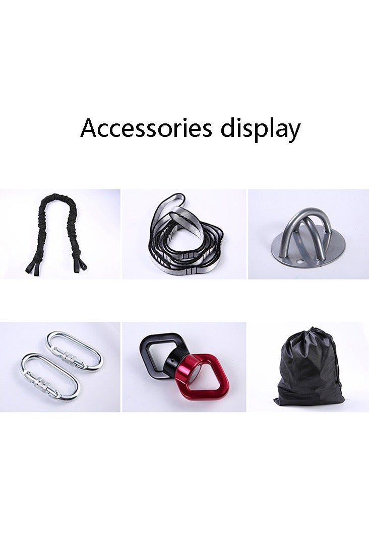 Generic 6 in 1 Suspended Aerial Yoga Vitality Belt Magic Yoga Rope Suit  - Image 5