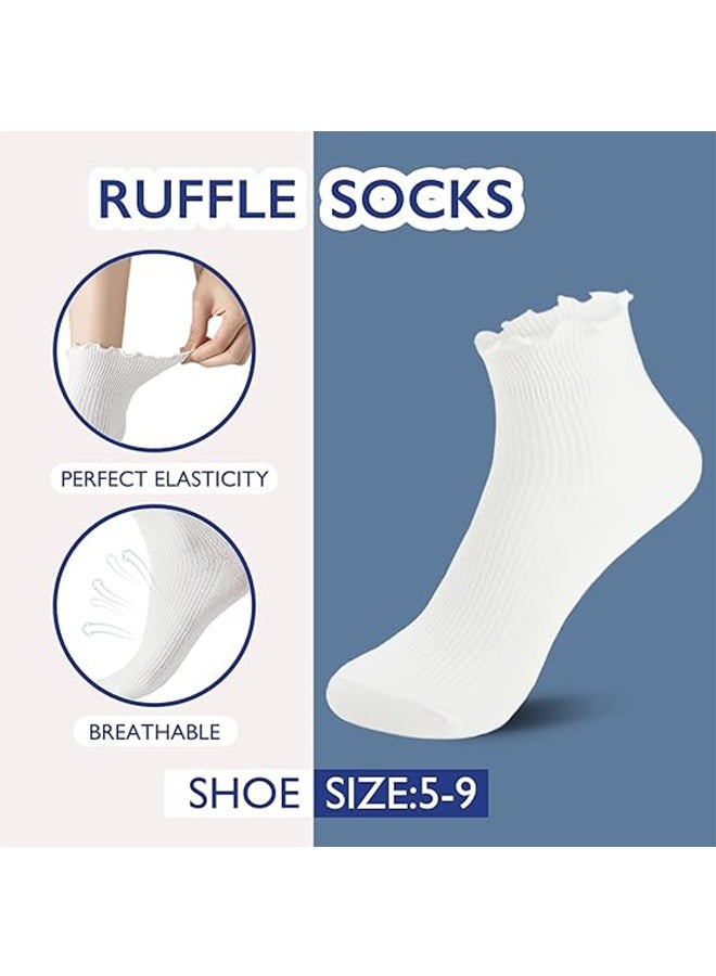 6 أزواج من الجوارب المزخرفة للنساء، جوارب مزخرفة لطيفة، جوارب بتصميم مزخرف، جوارب كاحل أنيقة وعادية تنفسية من القطن الناعم والمرن للنساء، مثالية لأي مناسبة، تبقى جافة ومنعشة ومريحة للغاية. - Image 2