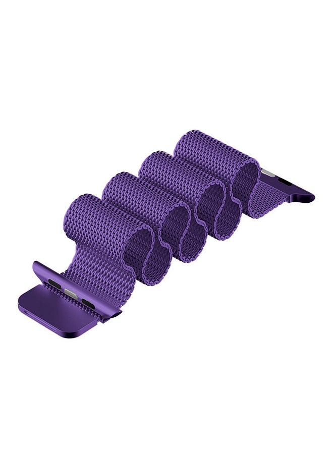 ترامكس سوار بديل لساعة أبل سلسلة 1/2/3 42 مم أرجواني - Image 4