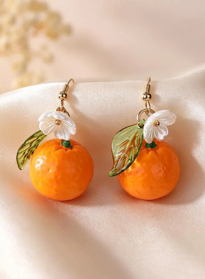 تايك تو Girls Orange Blossom Drop Earrings