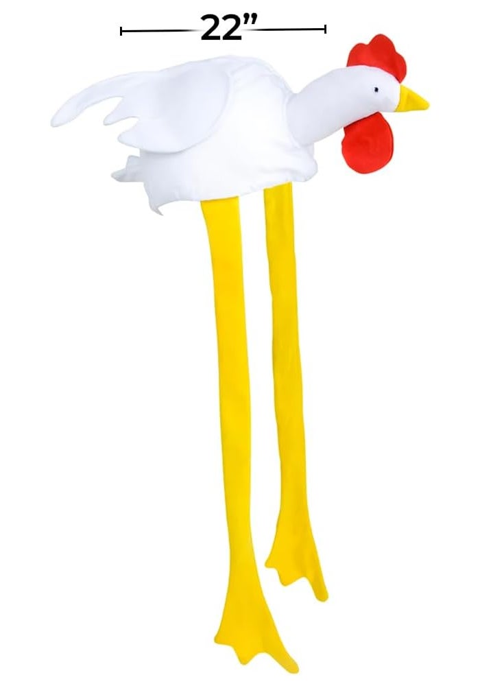 Rhode Island Novelty Chicken Hat for Kids and Adults - Fun Costume Accessory - Image 3