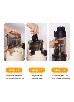 OTTAL High-Performance Electric Juicer for Fruits and Vegetables | 200 Watts with Large 3.55-inch Caliber for Maximum Juice Yield Grey  - Image 4